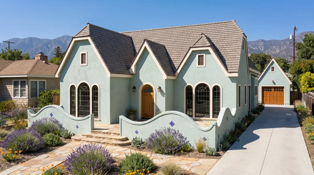 Olive Ave. California Cottage exterior
